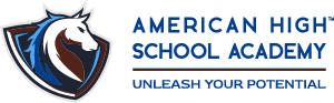 American High School Academy Logo (2023)