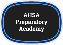 Emblem to click on to read about AHSA's Preparatory Academy