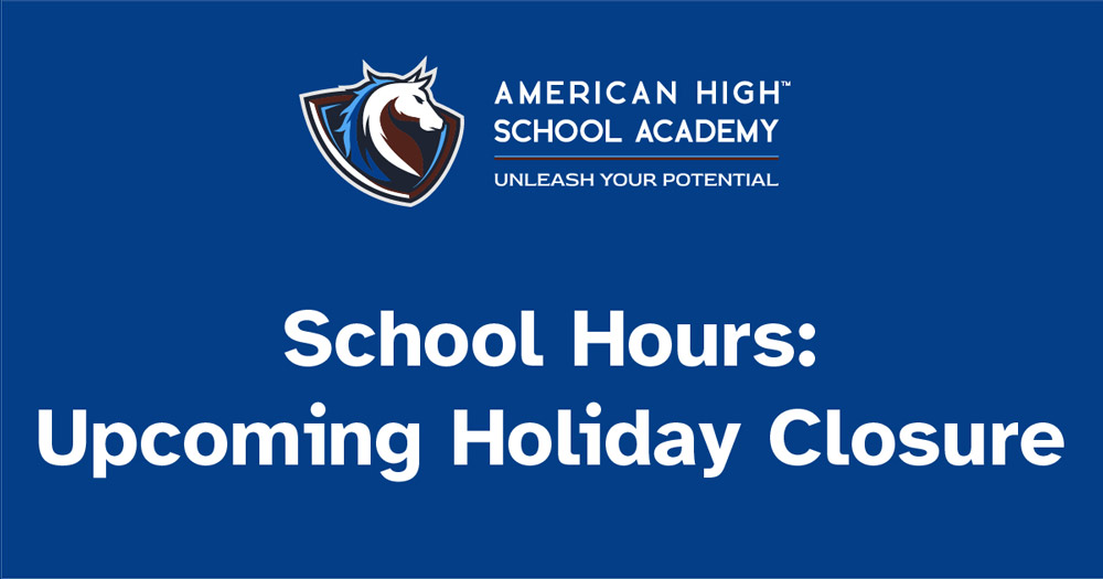 School Hours: Upcoming Holiday Closure School Hours: Upcoming Holiday Closure featured image